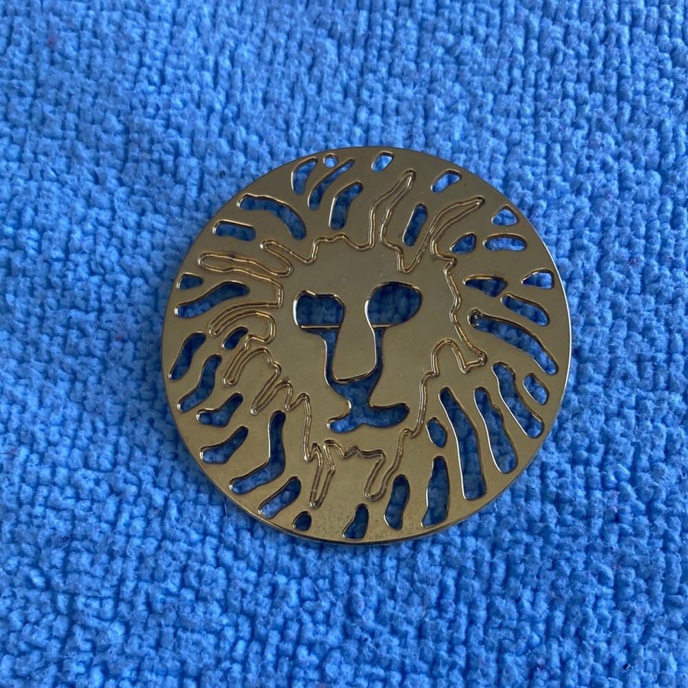 Anne Klein Lion pin
